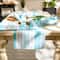 DII® Beach House Stripe Print Outdoor Table Runner